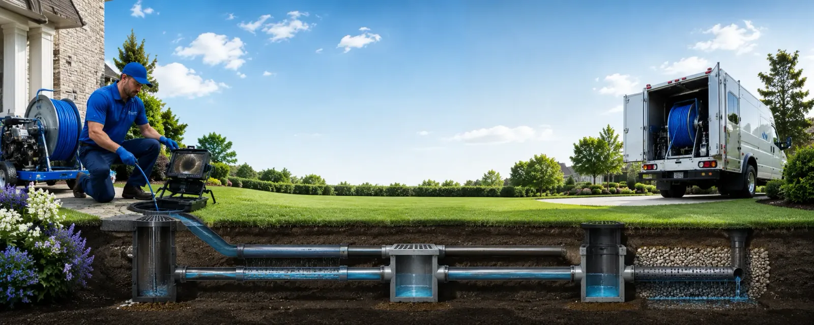 Outdoor drain cleaning information for Brandon, WI